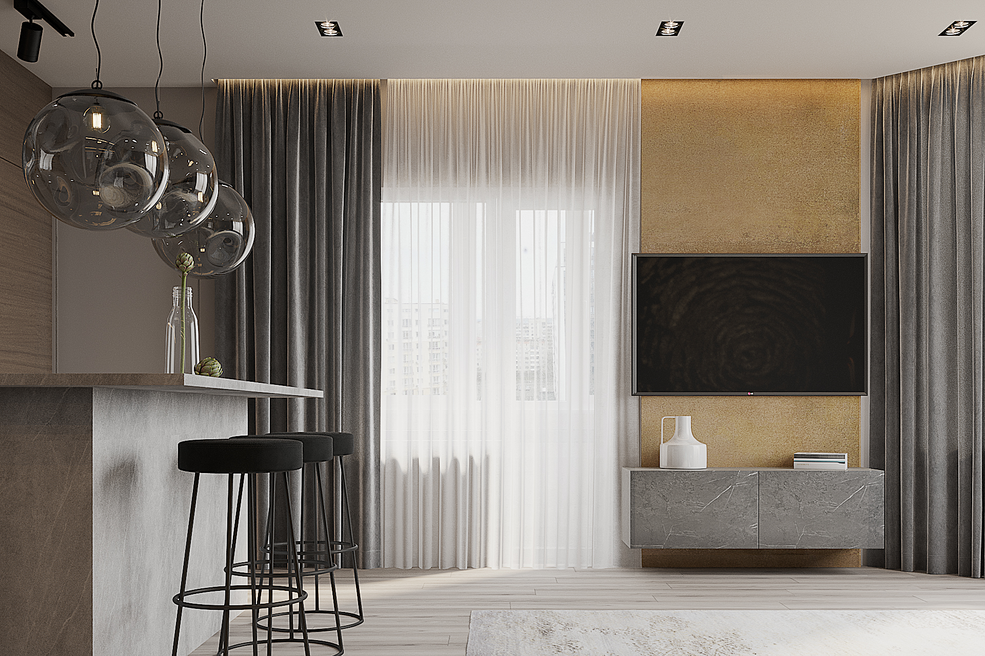 现代简约风格公寓室内设计-5