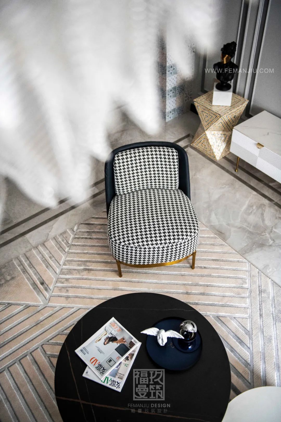 重庆融创博爵堡轻奢混搭别墅私宅设计丨中国重庆丨重庆福曼玖筑装饰设计有限公司-10