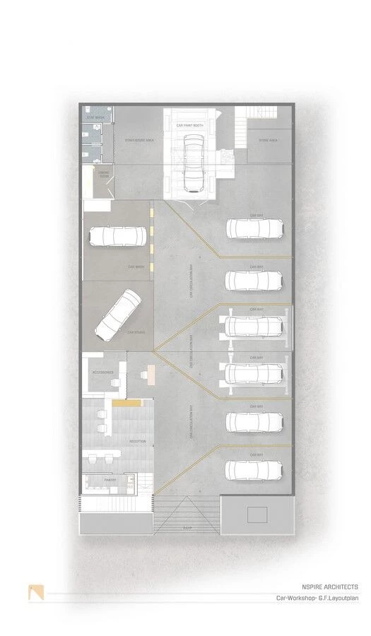 汽车工作室设计丨印度丨nspirearchitects-25