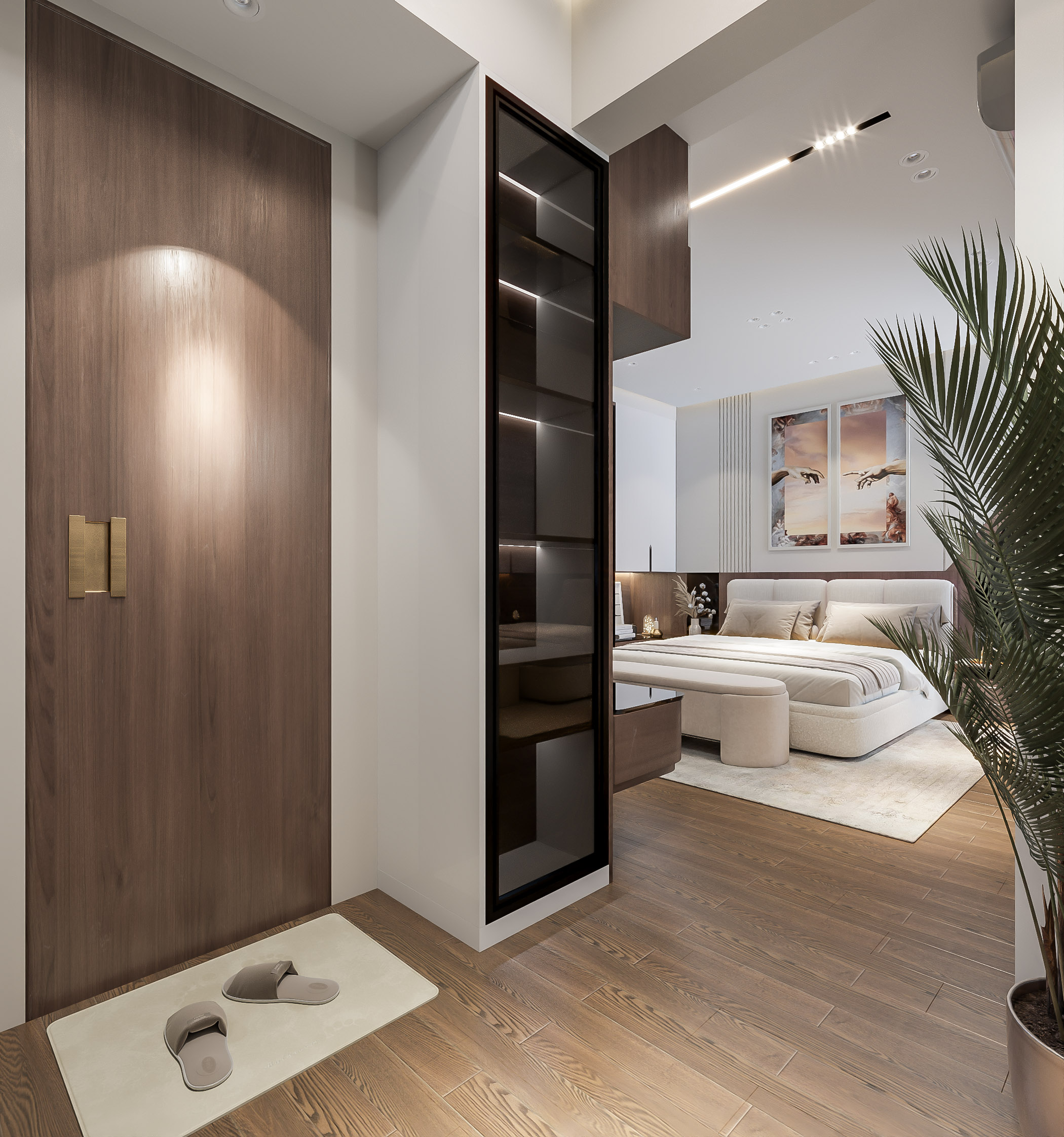 优雅带私人浴室的主卧设计丨S90 architect-14