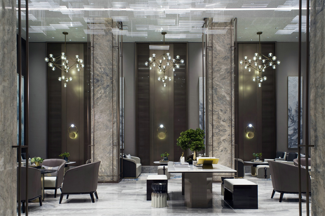 纳沃设计丨济南龙湖景粼原著售楼处-17