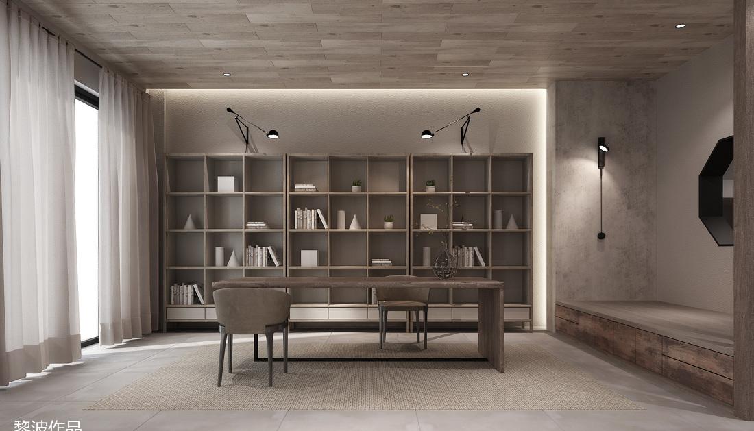 黎波设计作品 | 自然漫步，现代写意空间-11