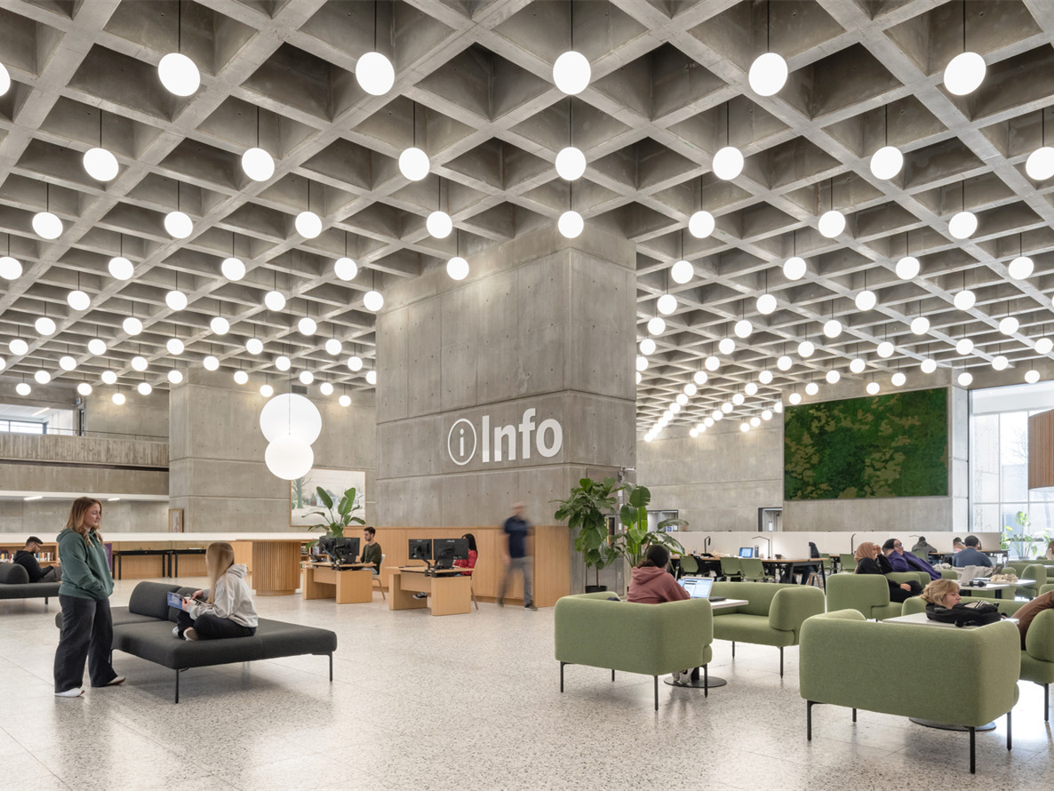 加拿大魏尔东图书馆复兴丨珀金斯威尔公司-3