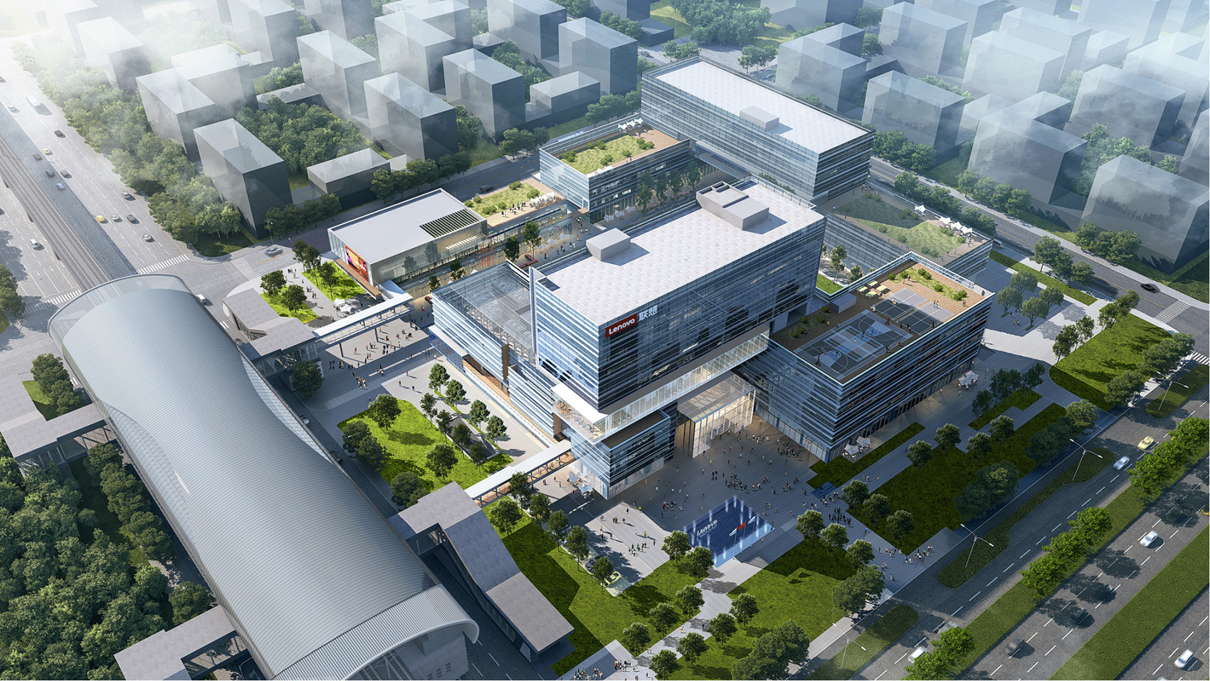 联想（天津）创新科技园丨中国天津丨深圳易加设计（建筑,公区室内）等多家-1