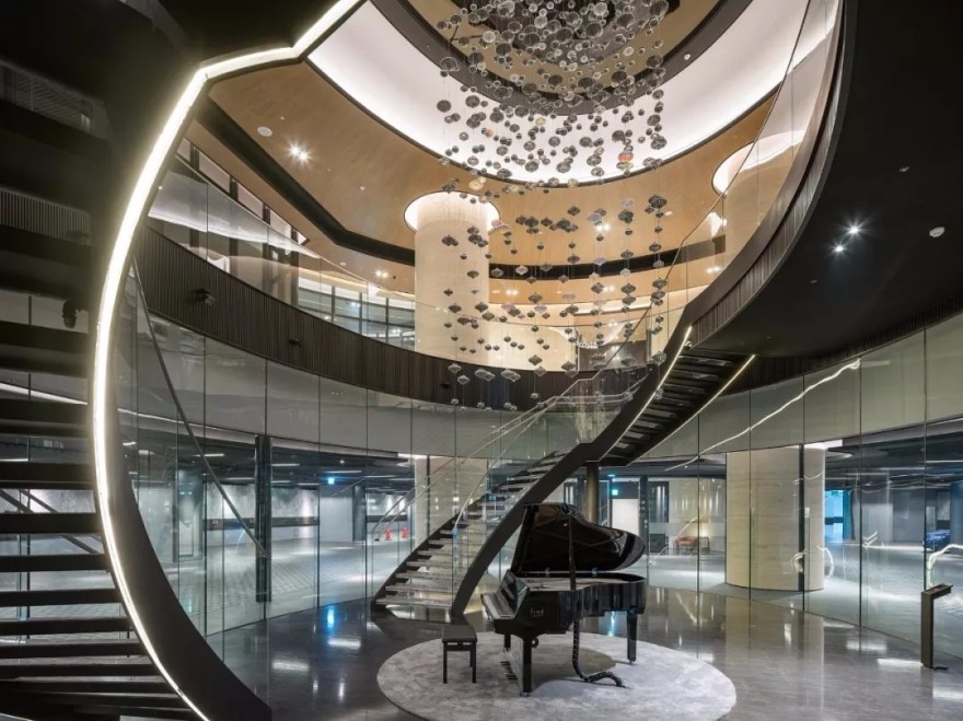 流动椭圆,自然与现代共生的空间设计-6