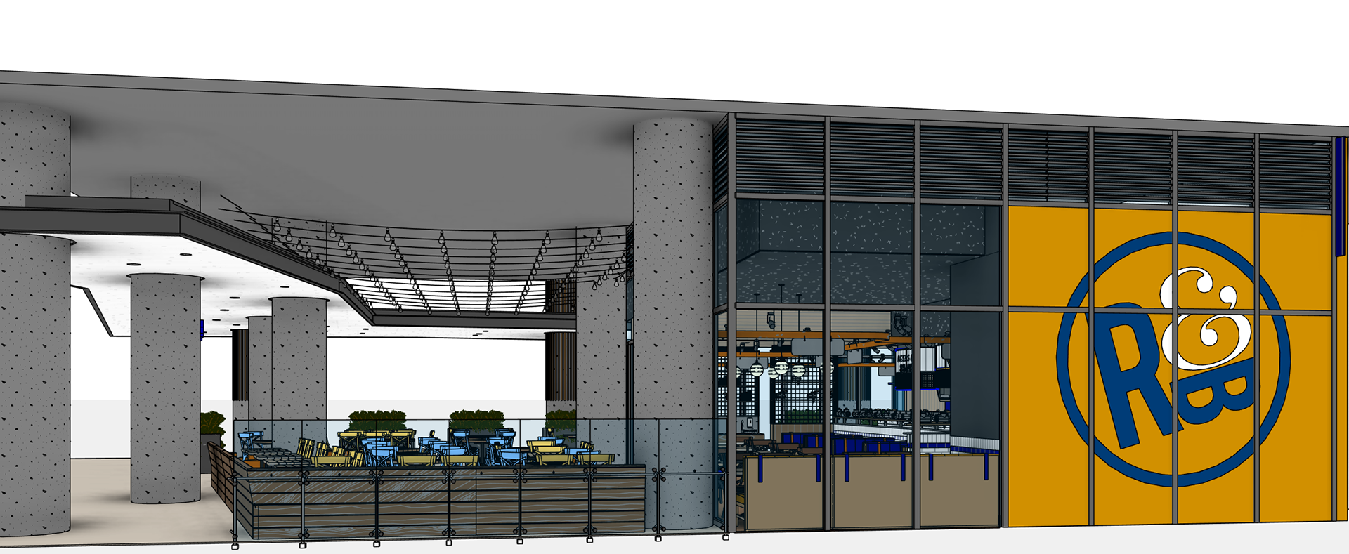 Ribs & Burgers · Bella Vista 餐厅设计丨澳大利亚新南威尔士丨Design Partnership Australia-87