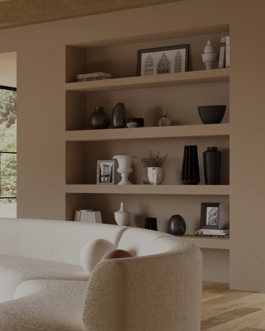 有机现代生活空间 · 计算机生成图像-8