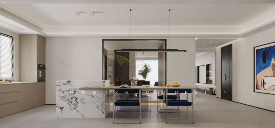 邂逅“五十度蓝”丨中国长沙丨住美设计-49