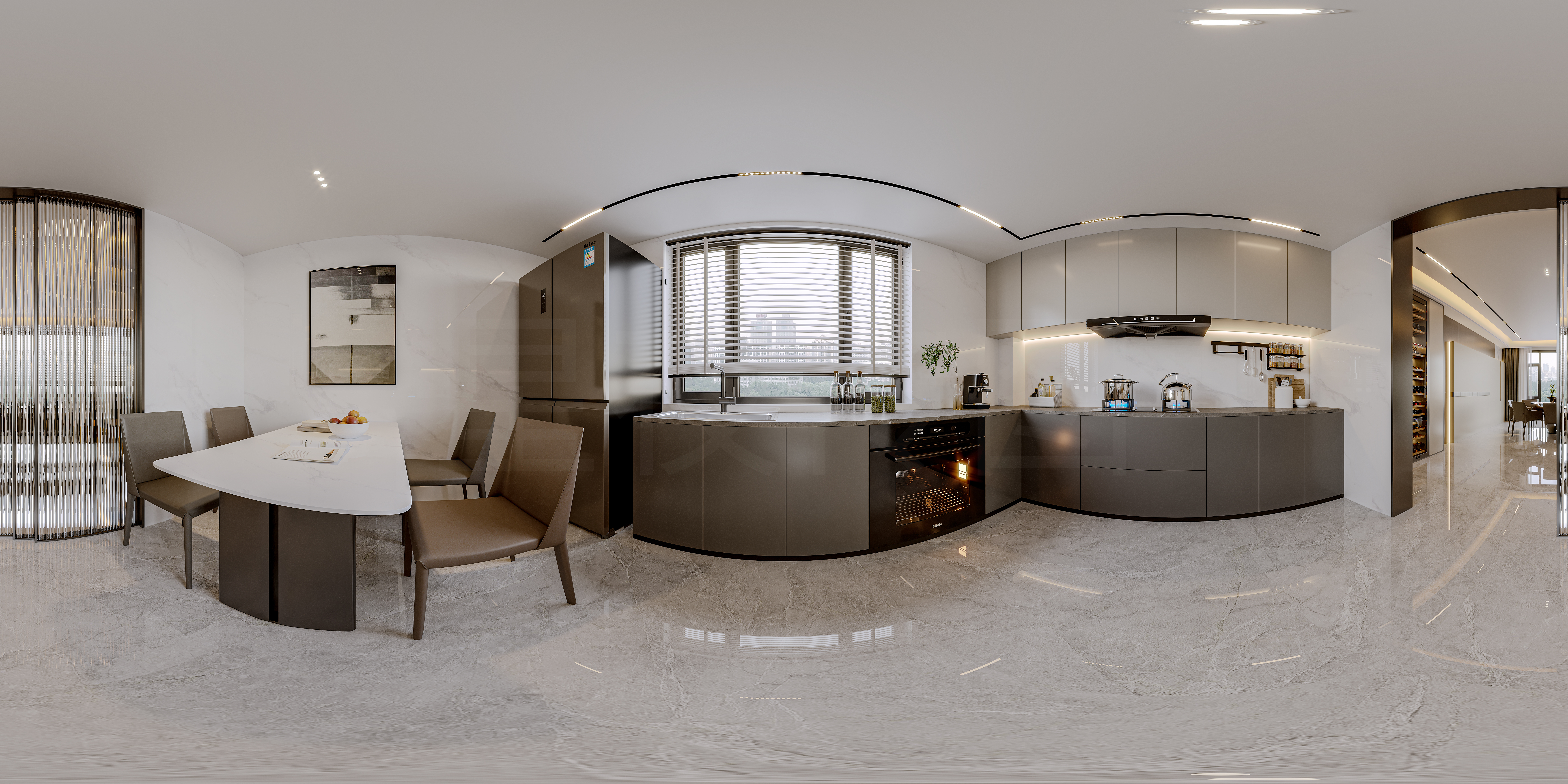 冬日的金属暖意：轻奢后现代-8