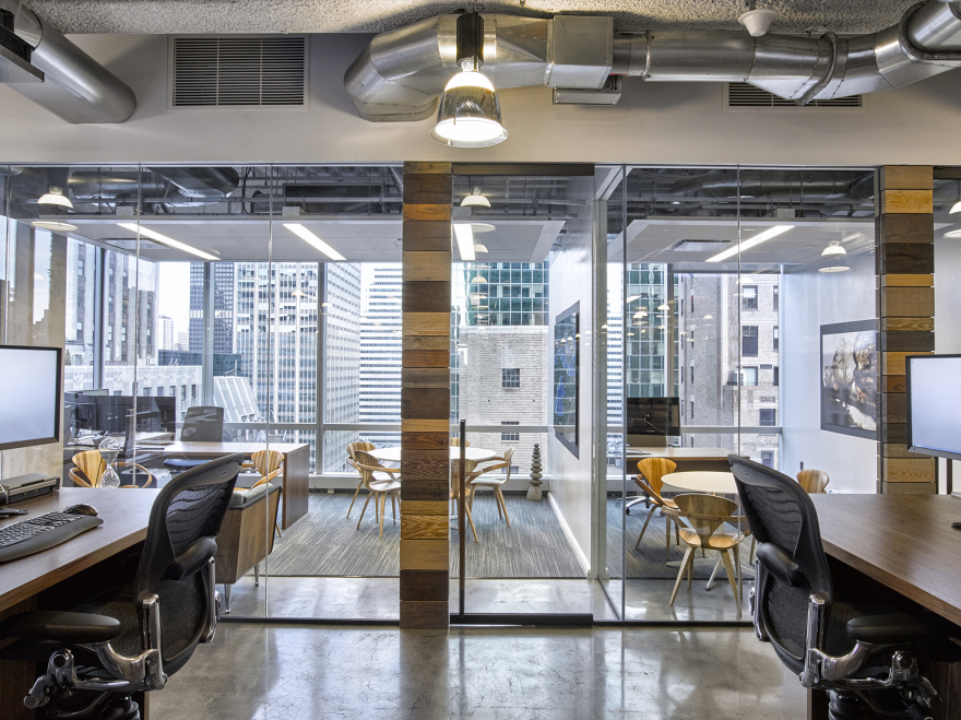 曼哈顿资产管理公司的自然科技办公空间丨美国曼哈顿丨MKDA-16
