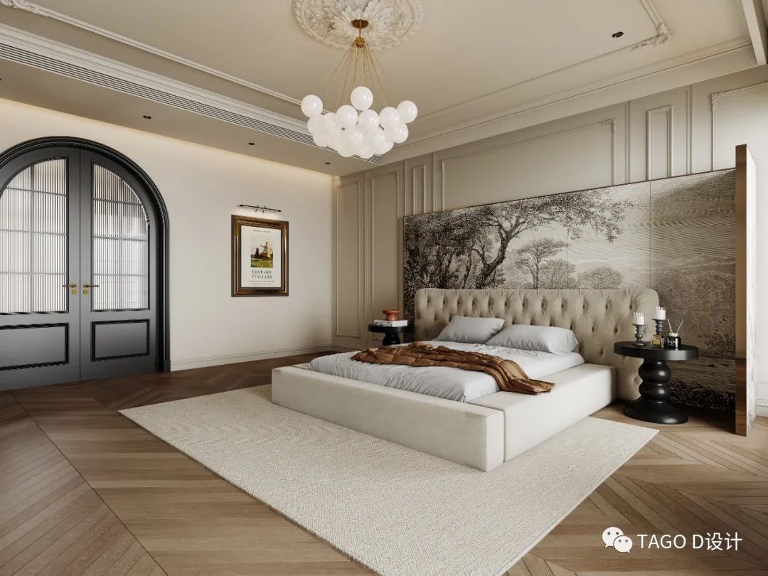 奶油法式浪漫 · 依山傍水别墅的精致设计丨浙江天工装饰工程有限公司-29