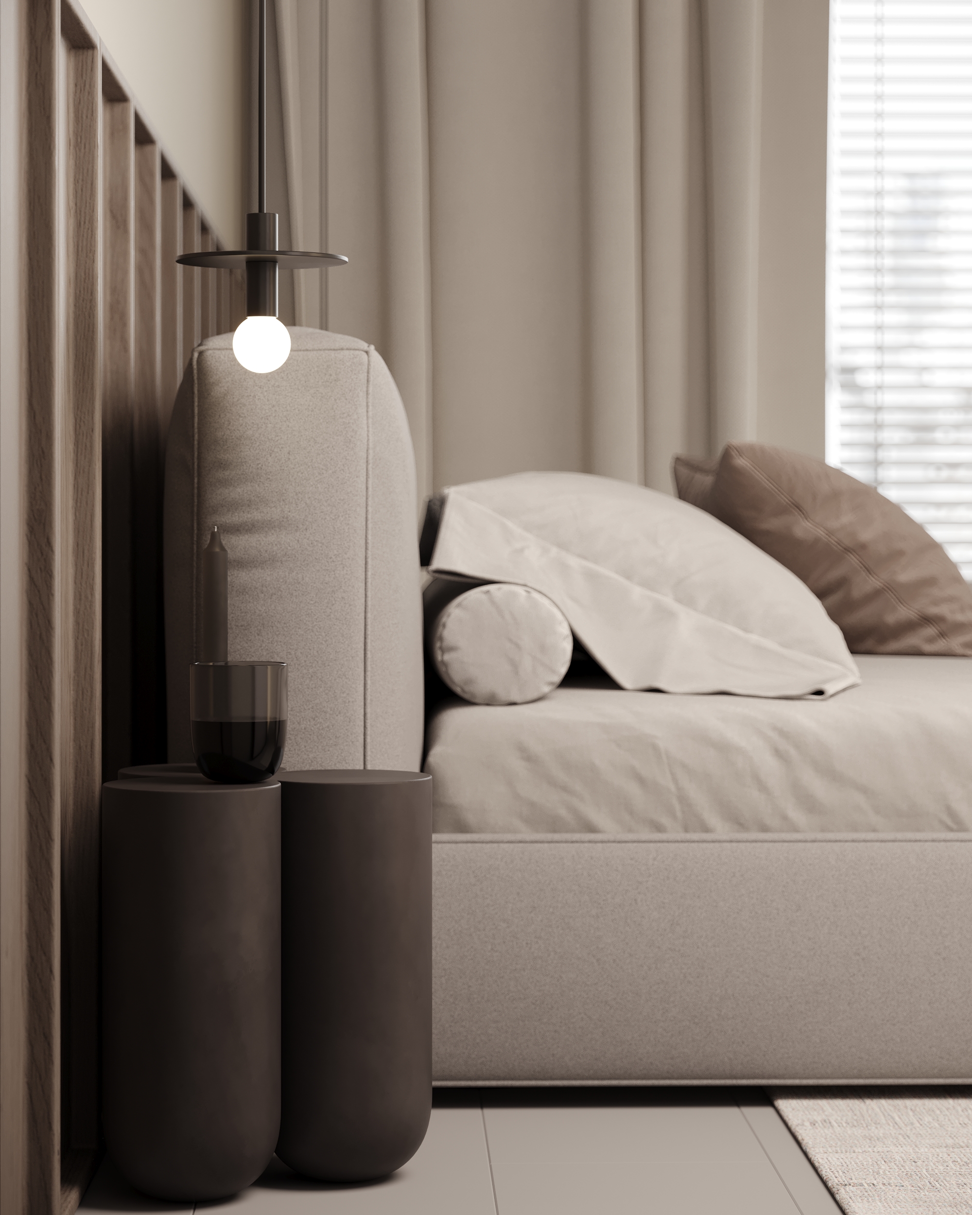 Kraków | Minimalist Bedroom Sanctuary | 12 m2-6