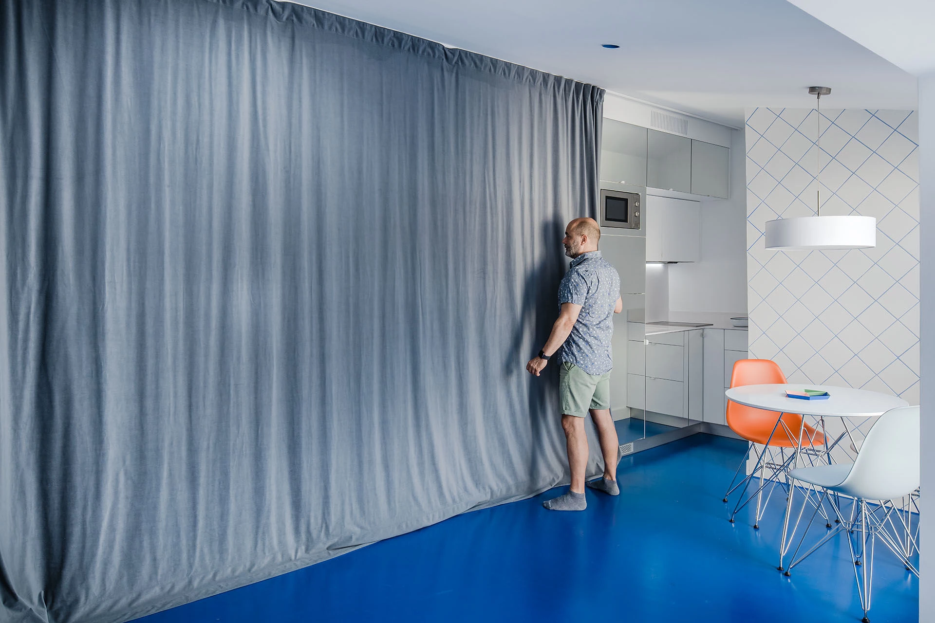 马德里市中心的明亮海滩屋丨西班牙马德里丨gon architects-43