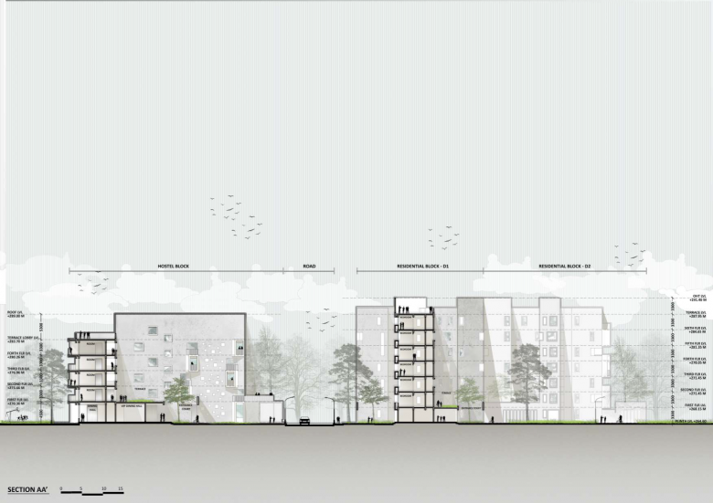 Shree Town 住宅项目丨印度丨Sanjay Puri Architects-42