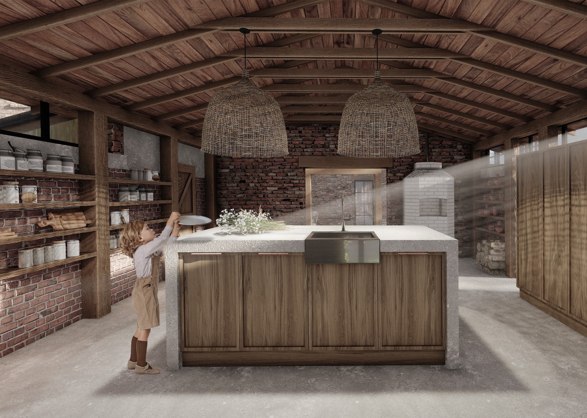 Kula  Młyn村磨坊改造为收养家庭住宅丨格但斯克美术学院室内建筑系Weronika Kuźma-39