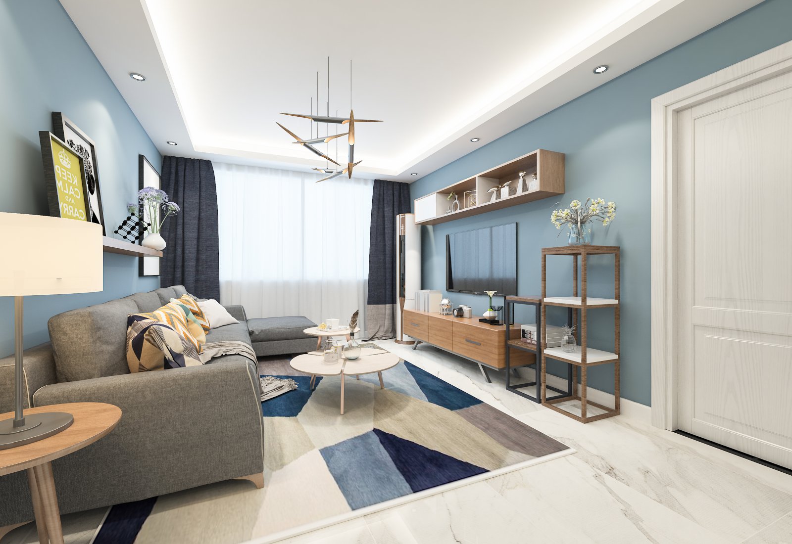 70㎡一家三口温馨之家-3