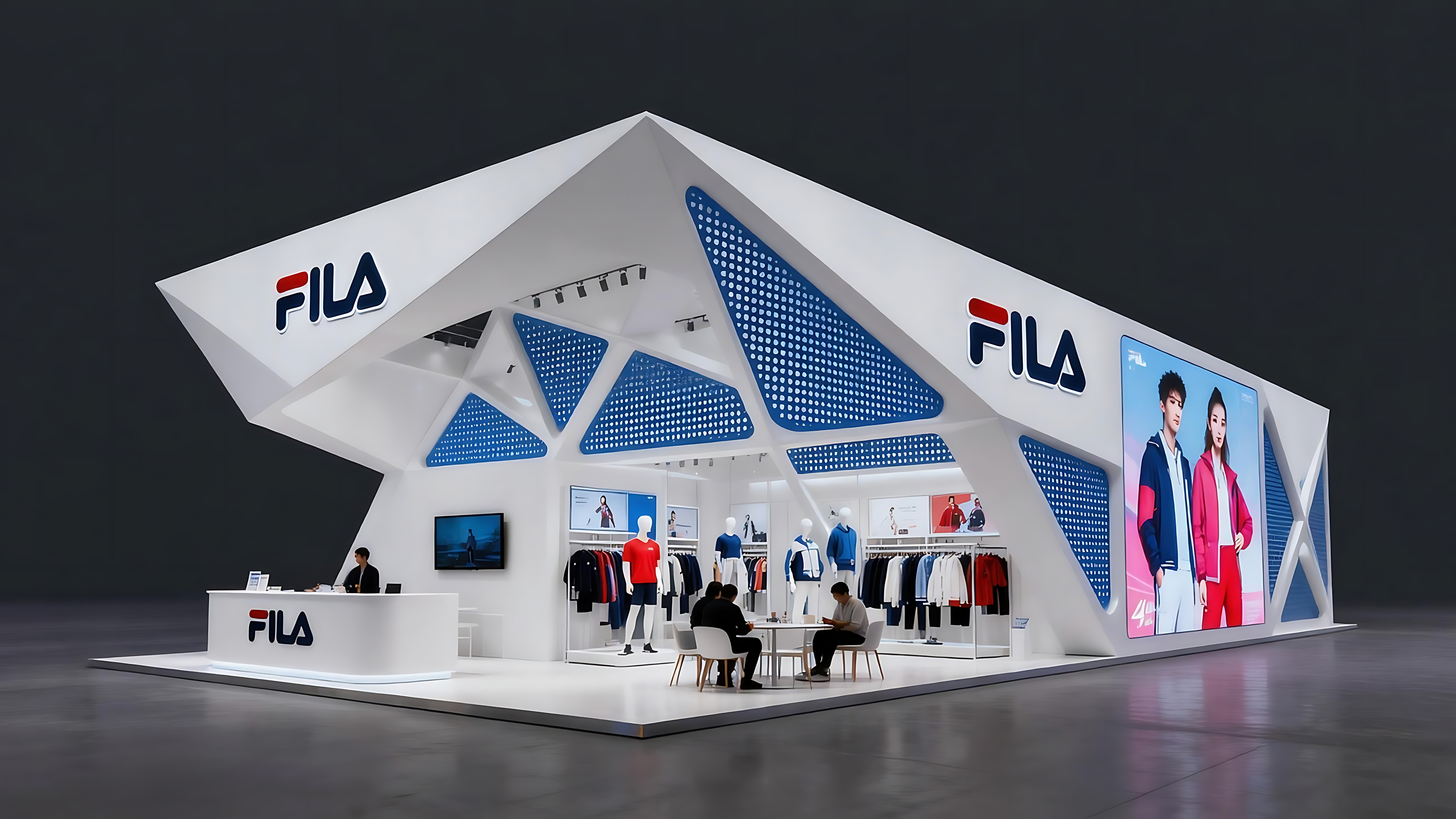 FILA Sports Expo Stand AI Generated-0