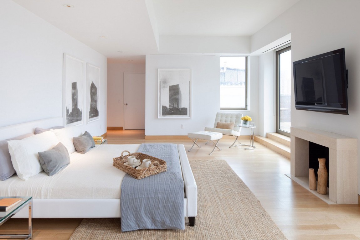 极简优雅，纽约顶层复式公寓-19