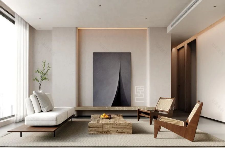 温暖原木,光影流动的家-0