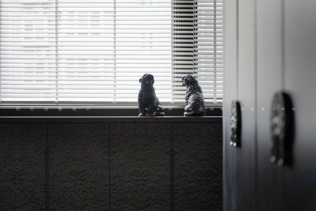 红杉创意设计 | 西安 360㎡现代家居，巧妙融合多种文化元素-85