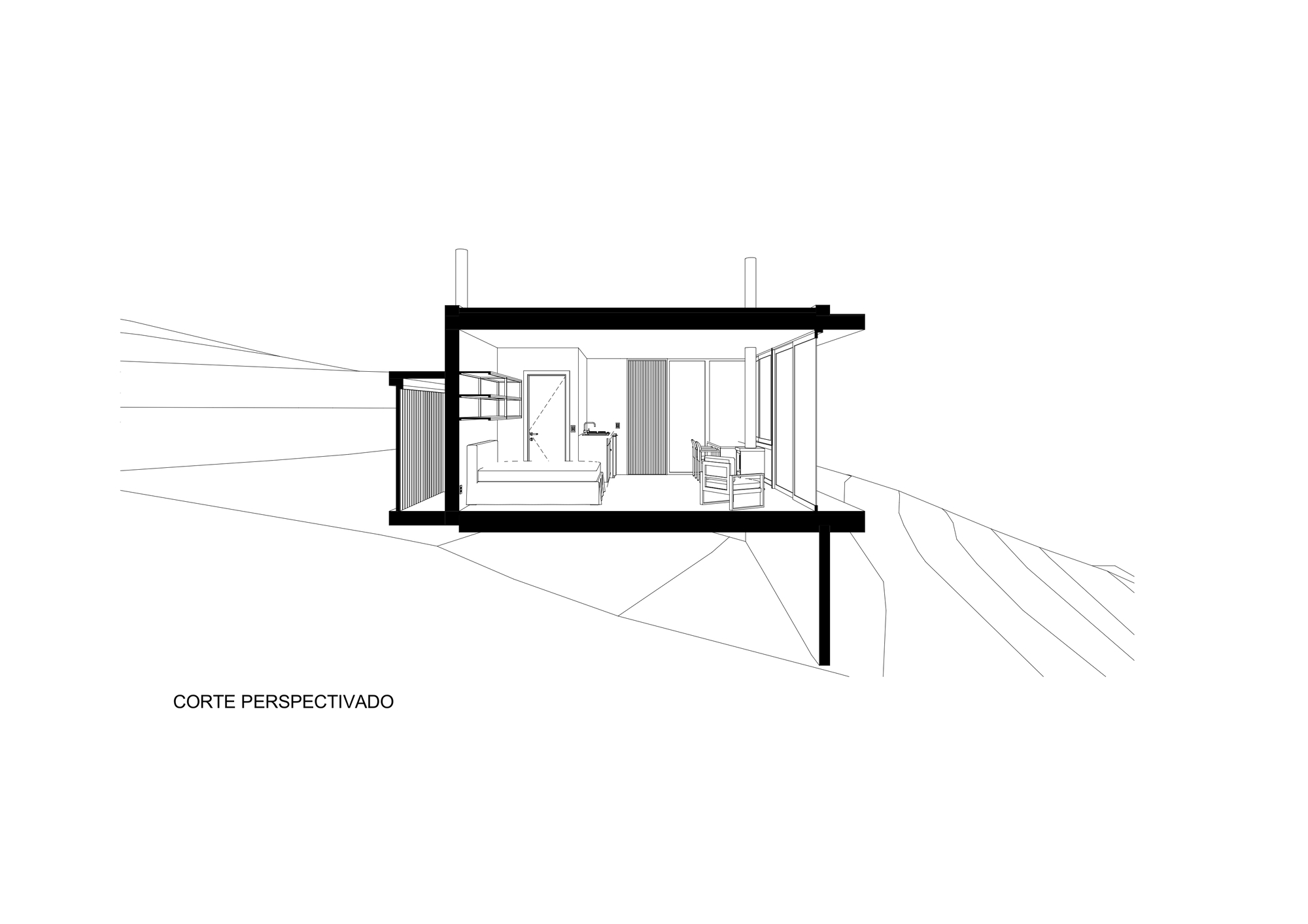 月亮谷小屋丨巴西丨Corteo Arquitetos-35