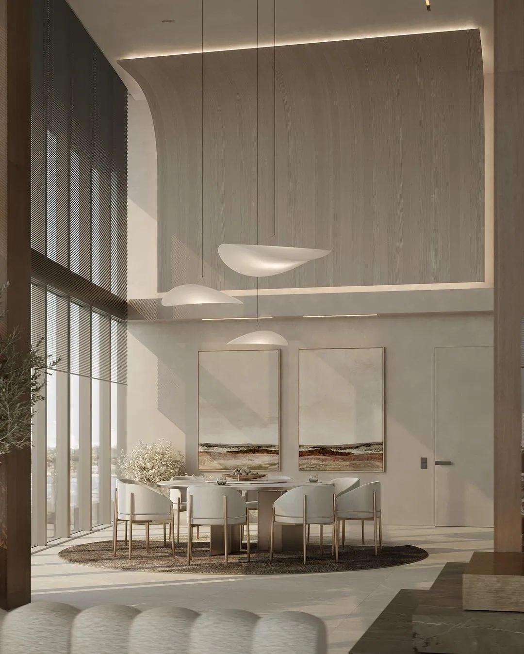 BISCAYNE BLVD 顶层复式极简主义设计丨ArtPartner Architects-13