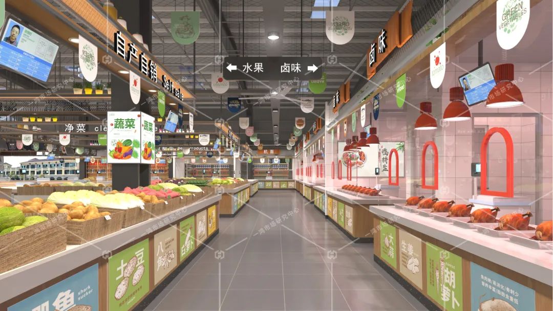 高大上是伪命题？岠嶂综合农贸市场设计用接地气迎高人气！-50