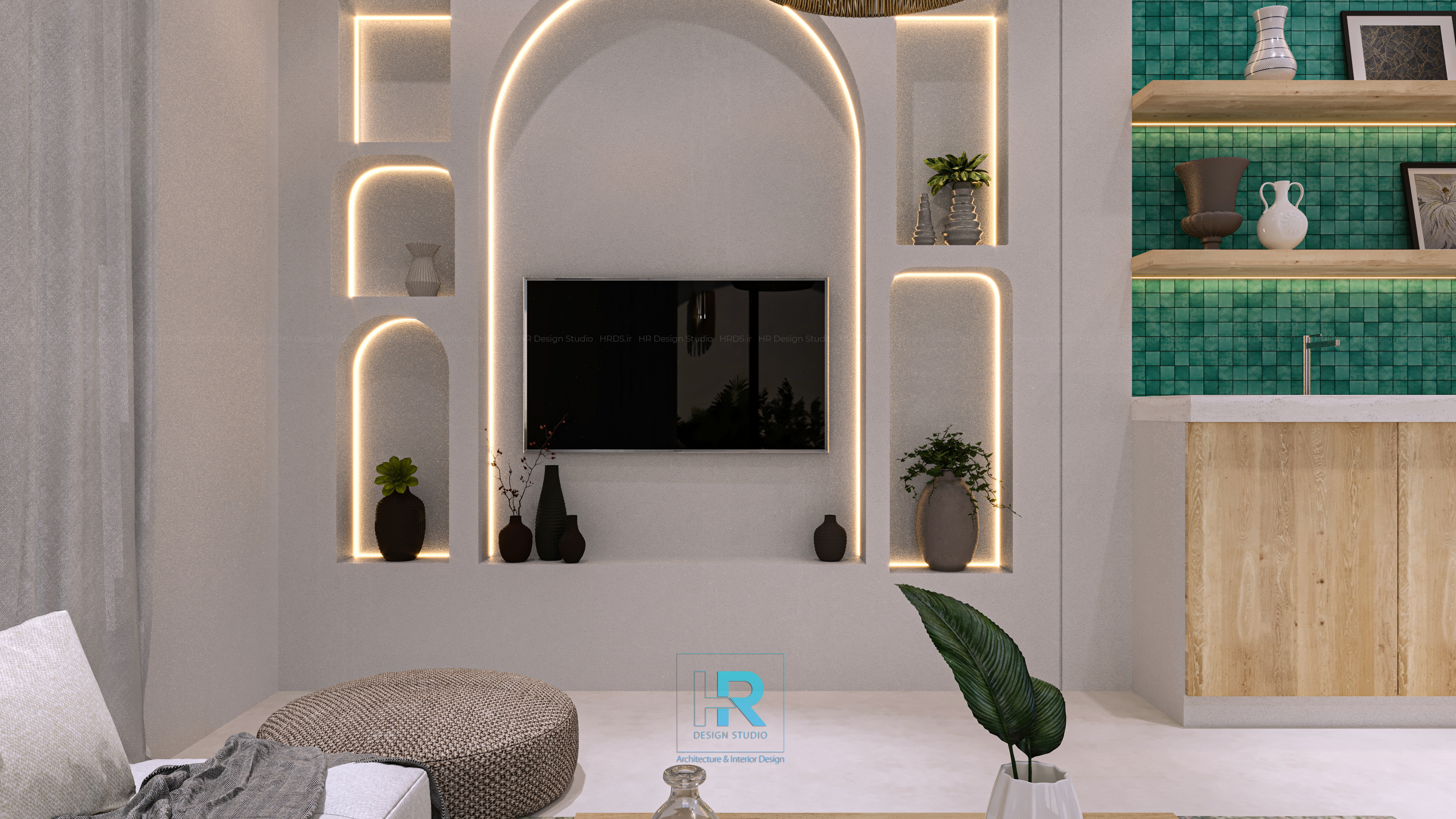 Moroccan villa interior-10