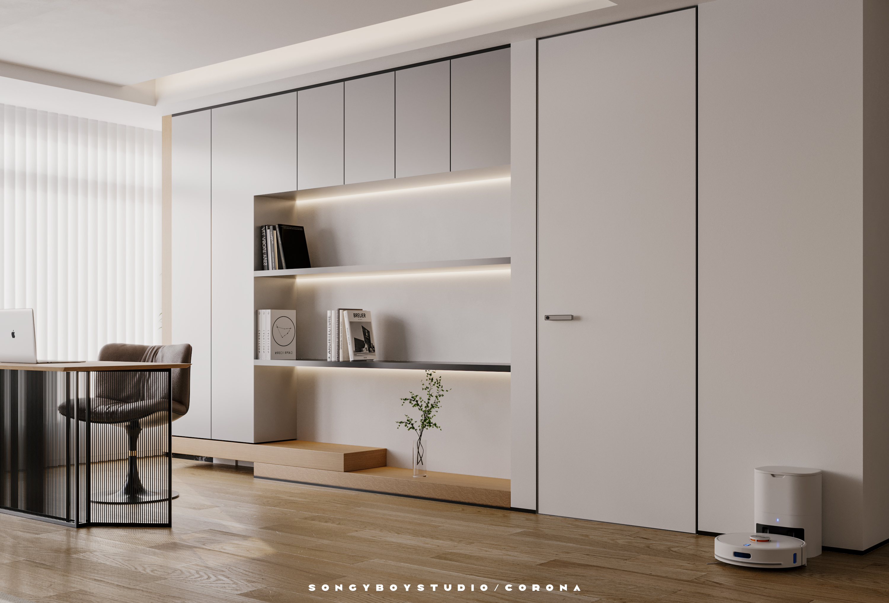 现代棕色系家居设计丨SongYboy-5