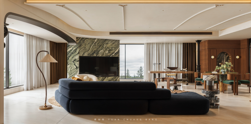 左岸墨绿丨晨轩艺术设计-20