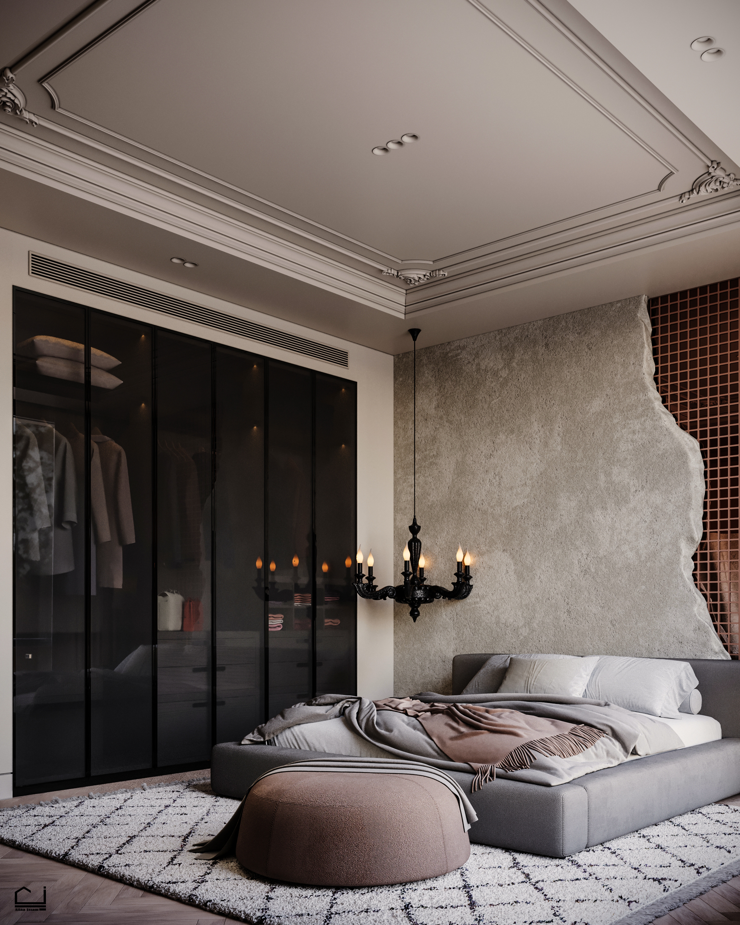 Guest Bedroom（客卧）丨阿联酋丨Aliaa Essam-13