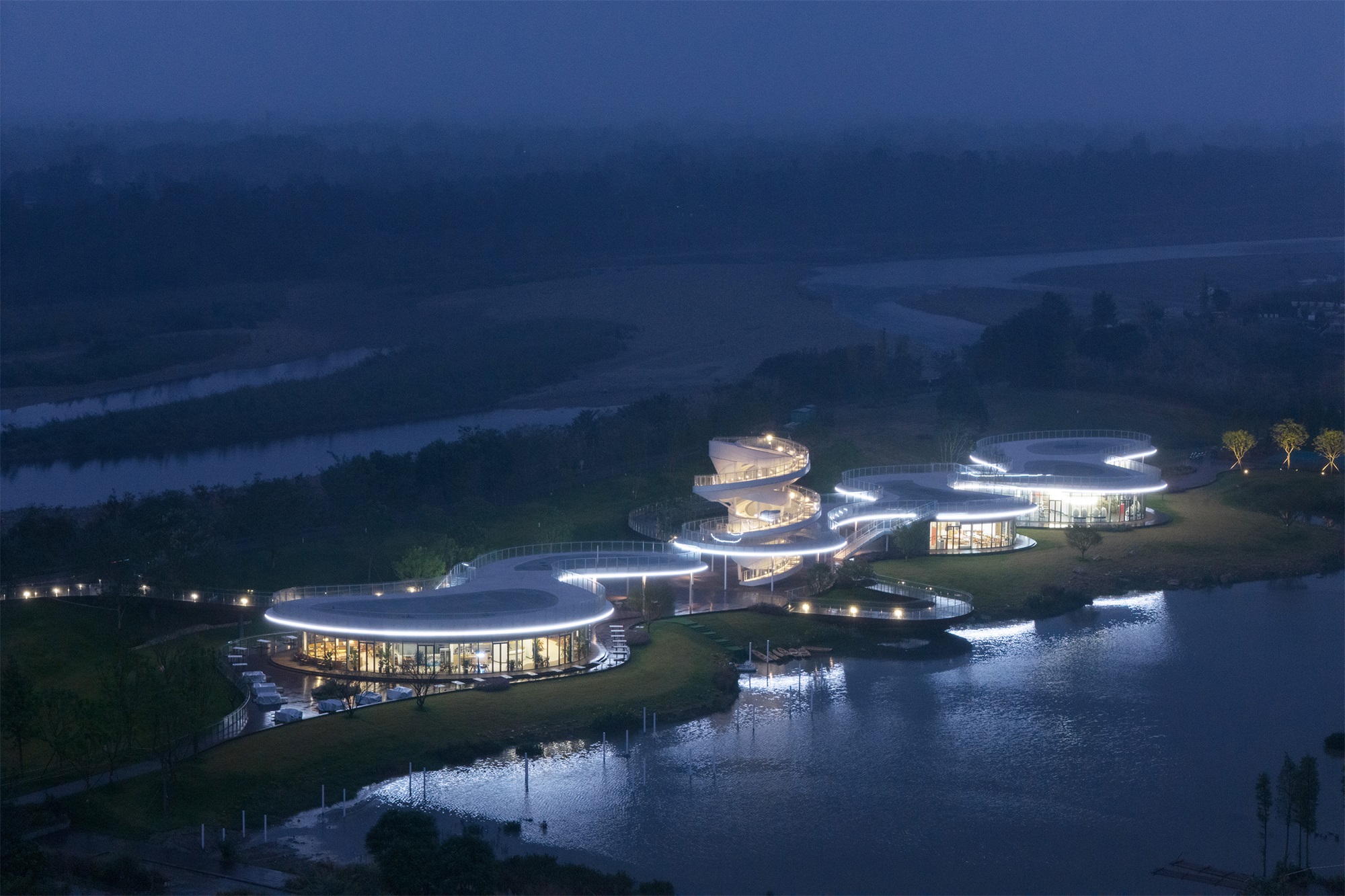 凫岛 鲁家滩湿地公园商业服务中心丨中国成都丨MUDA慕达建筑-127