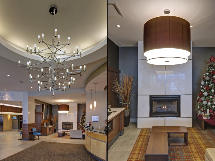 蒙特利尔机场万豪酒店Marriott Courtyard设计-8