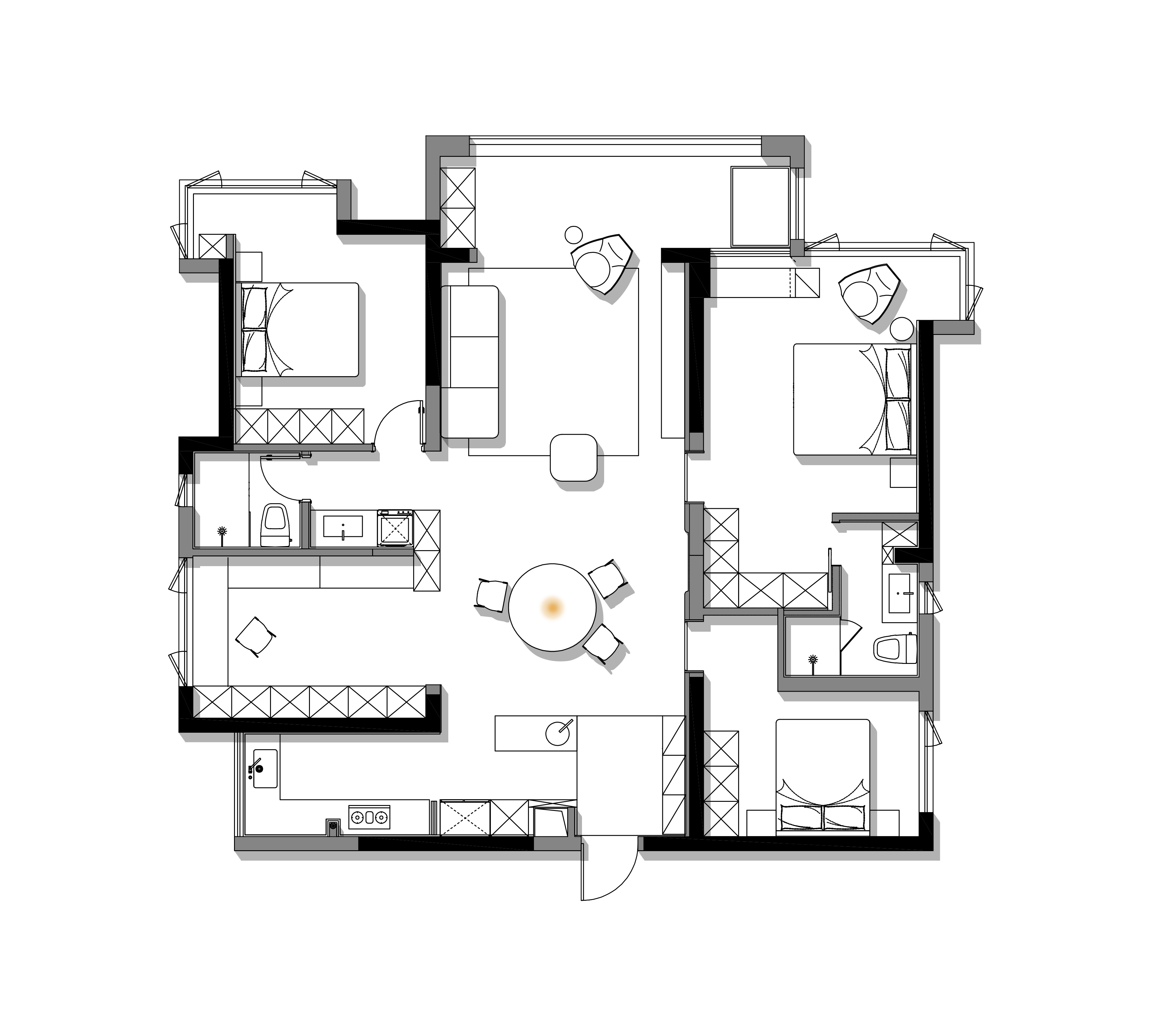 《安沐》成都133㎡现代自然 · 宏福樘实景丨中国成都-52