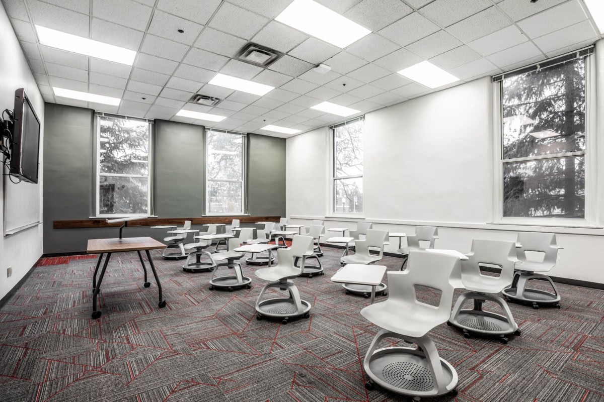 印第安纳大学 Good Hall 改造丨美国印第安纳波利斯丨DELV Design-14