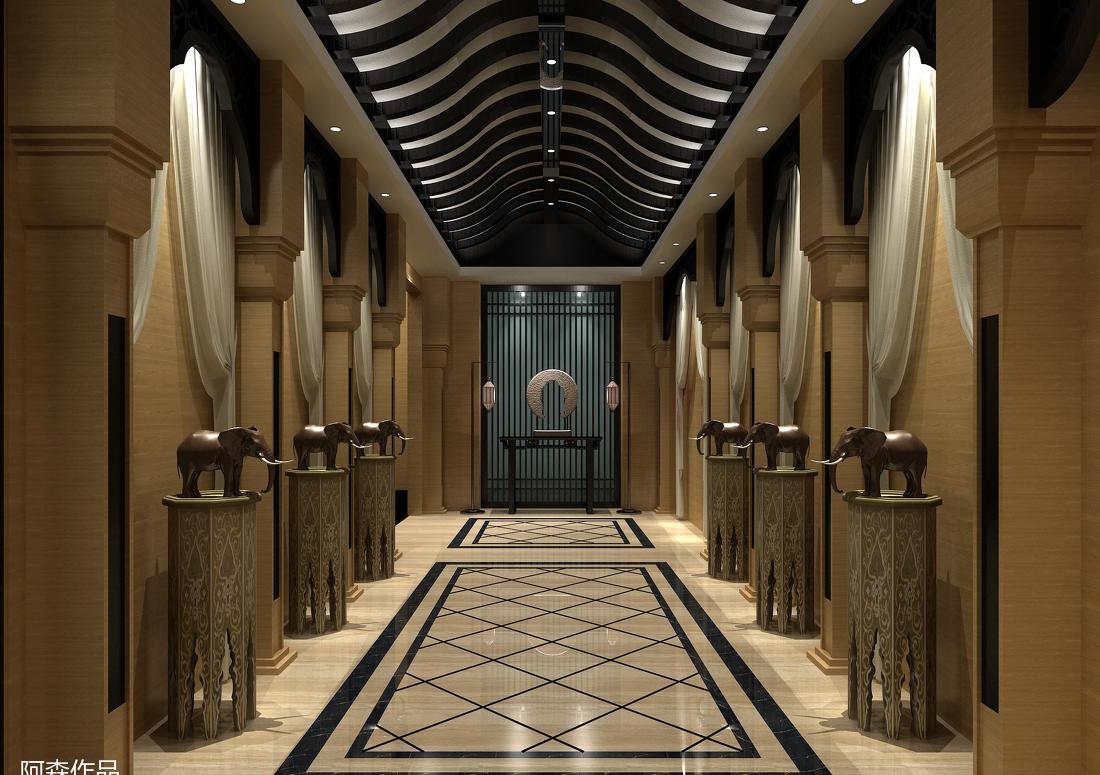 
阿森设计-乌鲁木齐足疗会所 -7