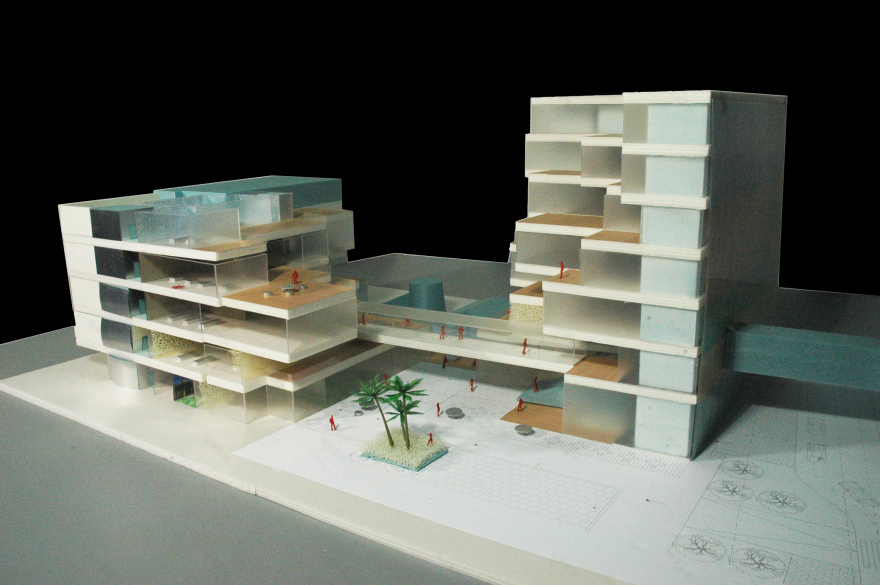 玛哈纳空塔(通常该建筑又名曼谷垂直花园曼谷画框,常见中文名还有通天塔 ,最准确名称以当地官方为准 ) 丨泰国曼谷丨OMA-20