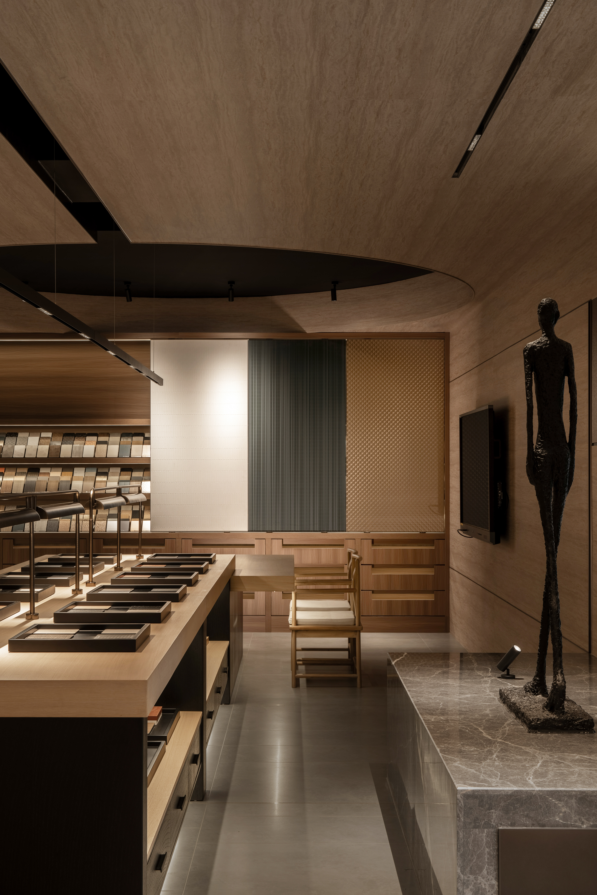 沈阳绿萝复合板艺术展厅丨中国沈阳丨QI'S建筑设计师事务所-19