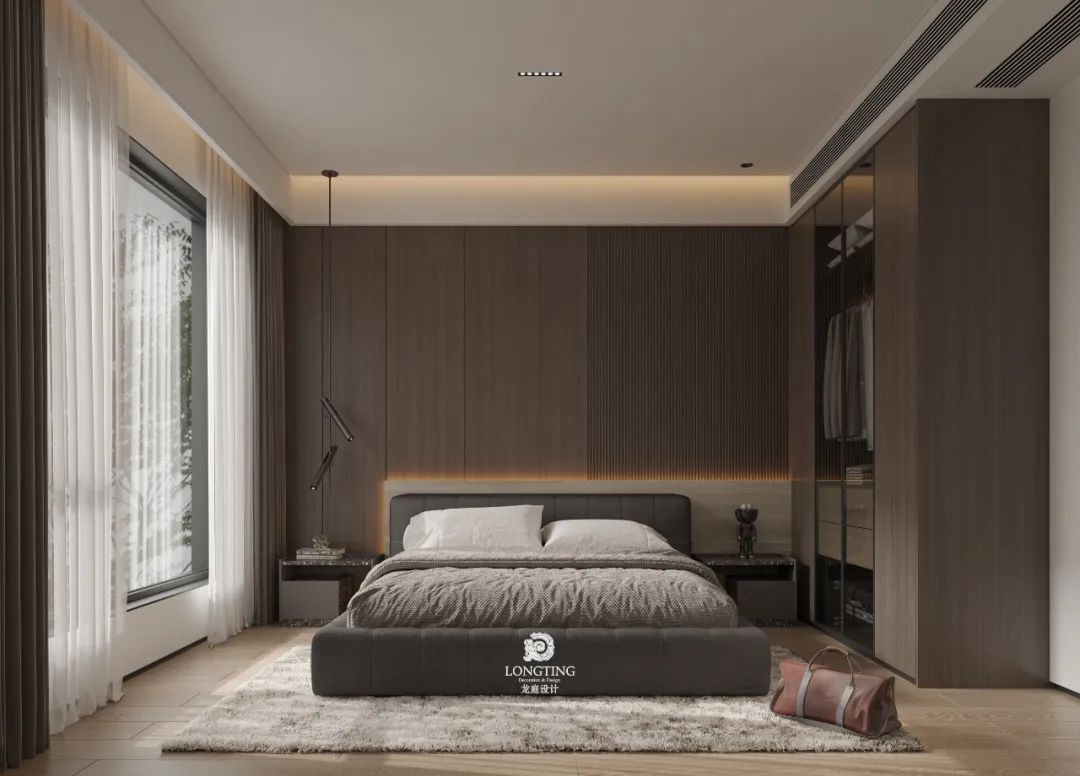 汀泽湾自然优雅家居空间设计丨龙庭设计-54