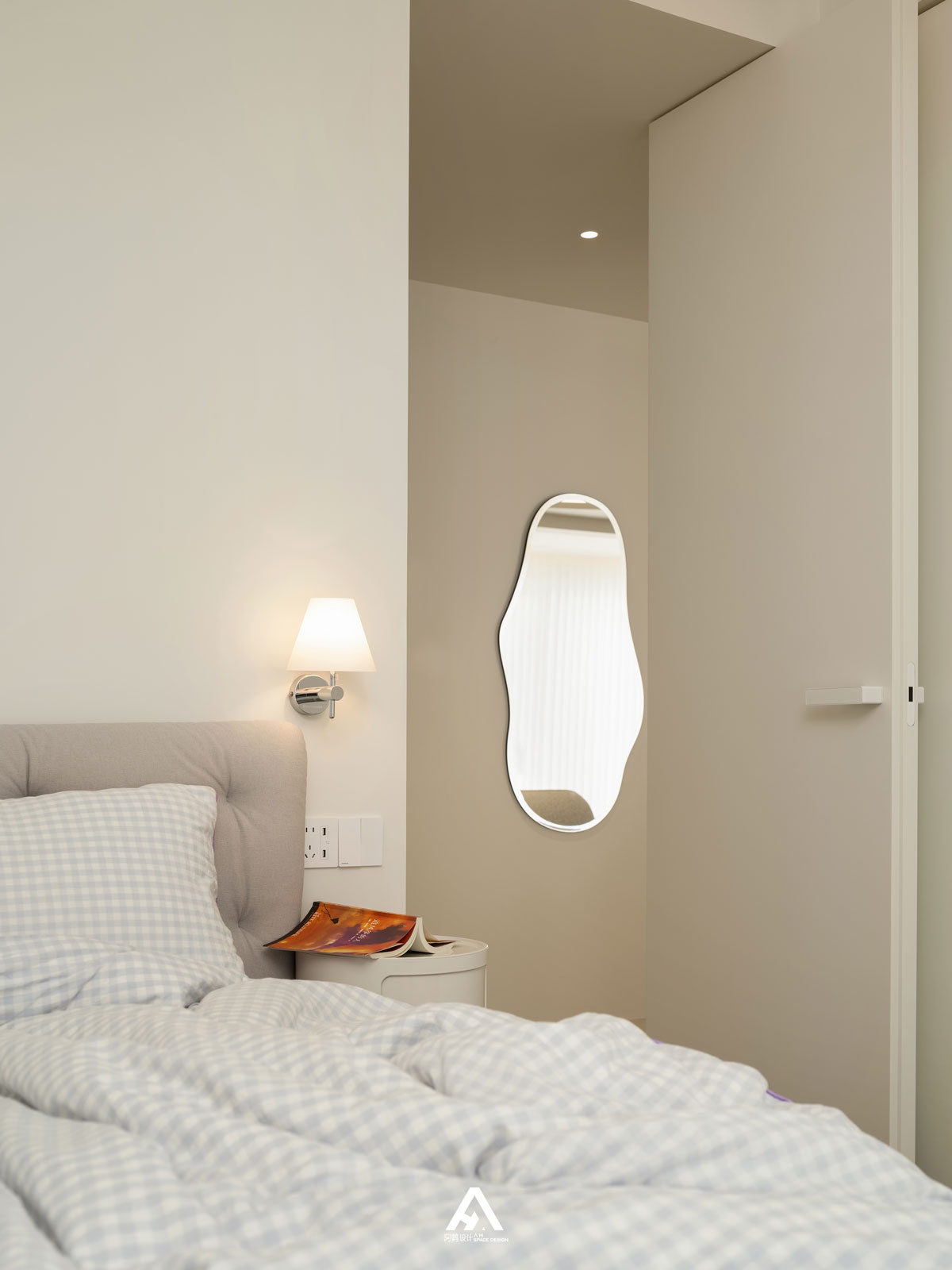 自带清凉感的家,淡彩绿意丨南昌阿鹤设计-27