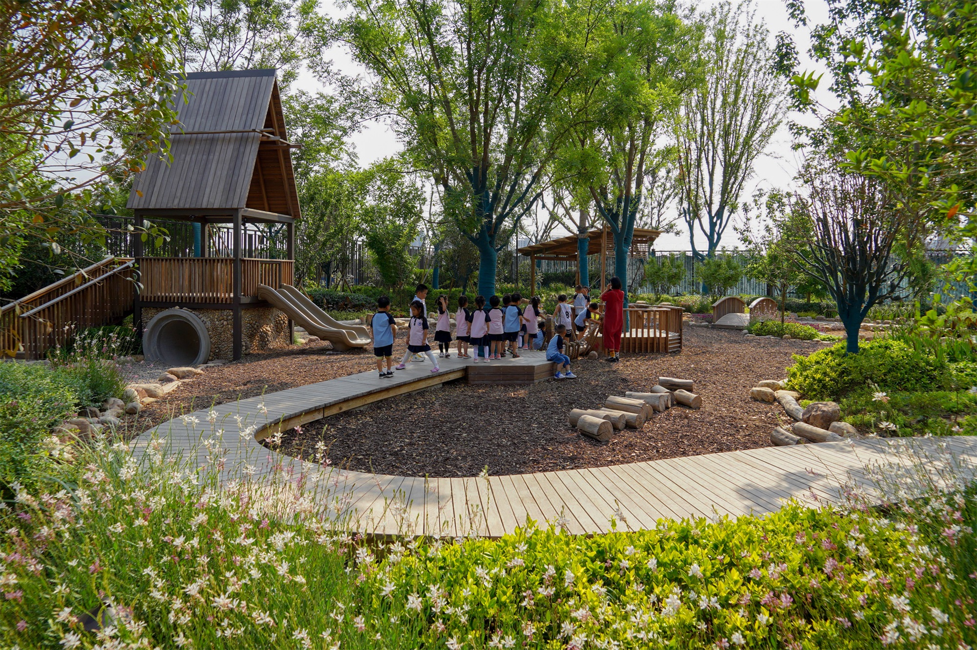 一八学校幼儿园(理想国校区)丨中国郑州丨翰祥景观-49