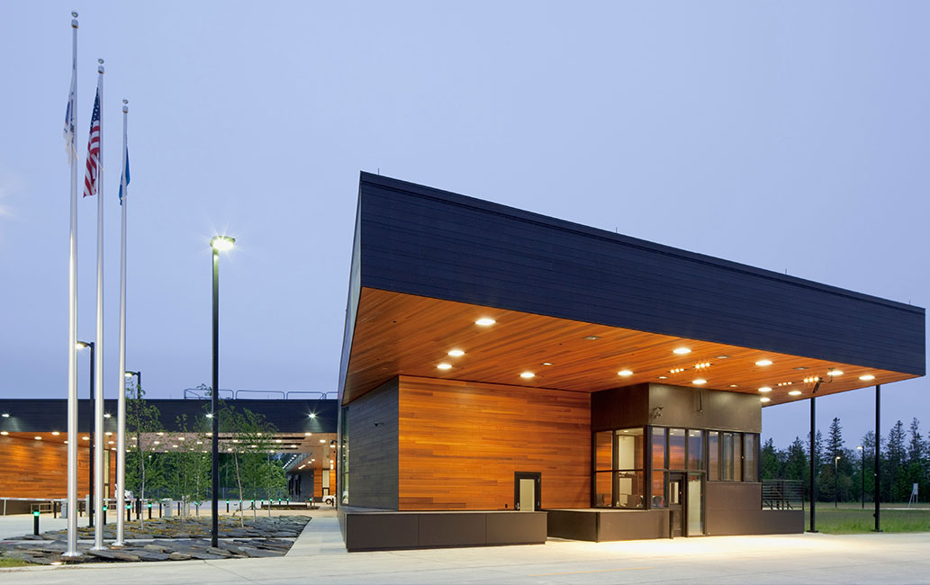 美国 Warroad 陆地港口入境景观设计-9