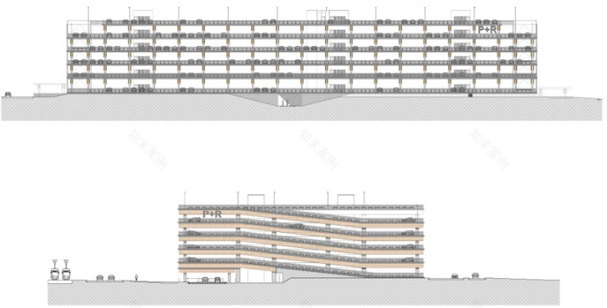 比利时安特卫普 Park+Ride 停车楼丨HUB-90