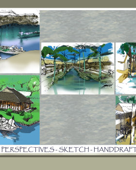 Student work 5 - Resort The Local Planning