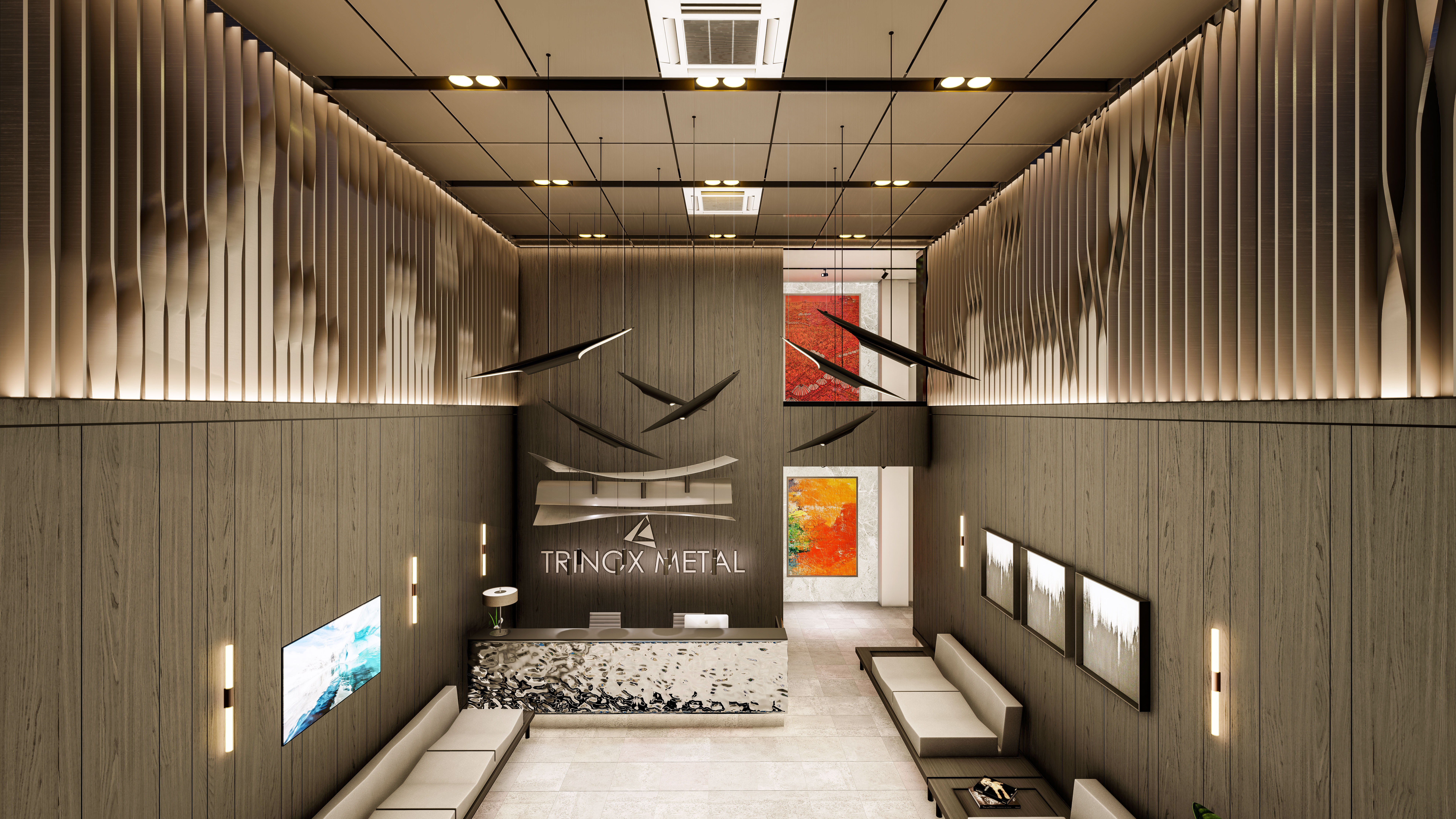 Trinox 金属工业风办公室设计-7