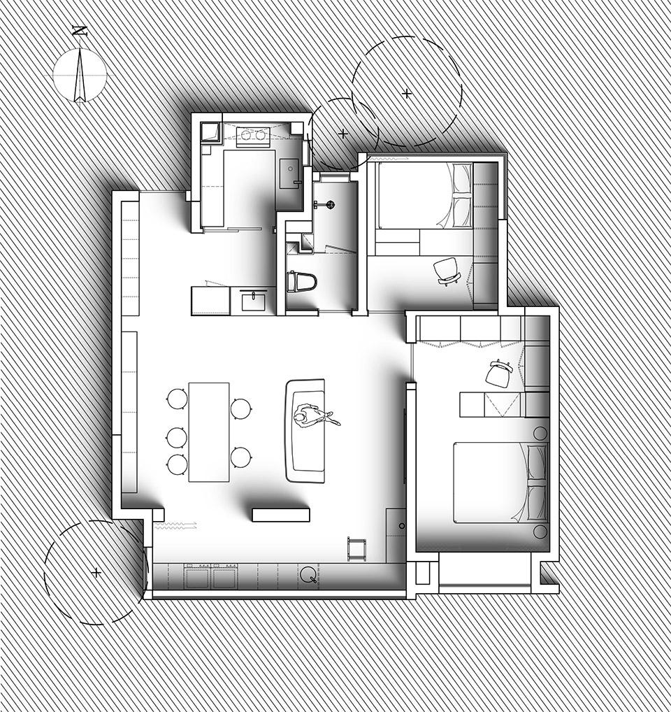 “色彩情绪”住宅室内设计丨中国合肥丨川一设计-74