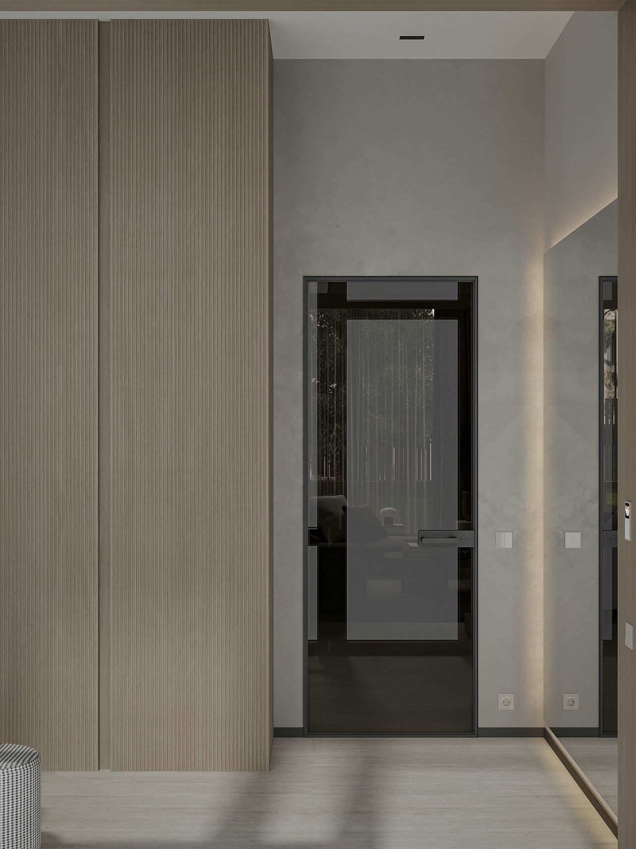 原木与灰 打造舒适有度的浪漫居地-6