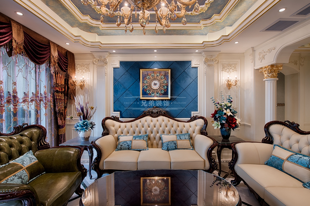 融创白象街法式风格大平层设计，展现华丽与舒适之美-8