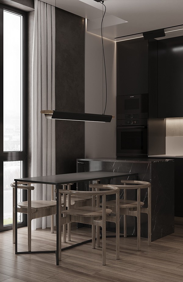 高级灰色系公寓设计 超舒适-13