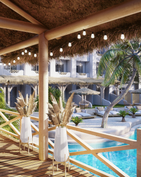 Boho style hotel